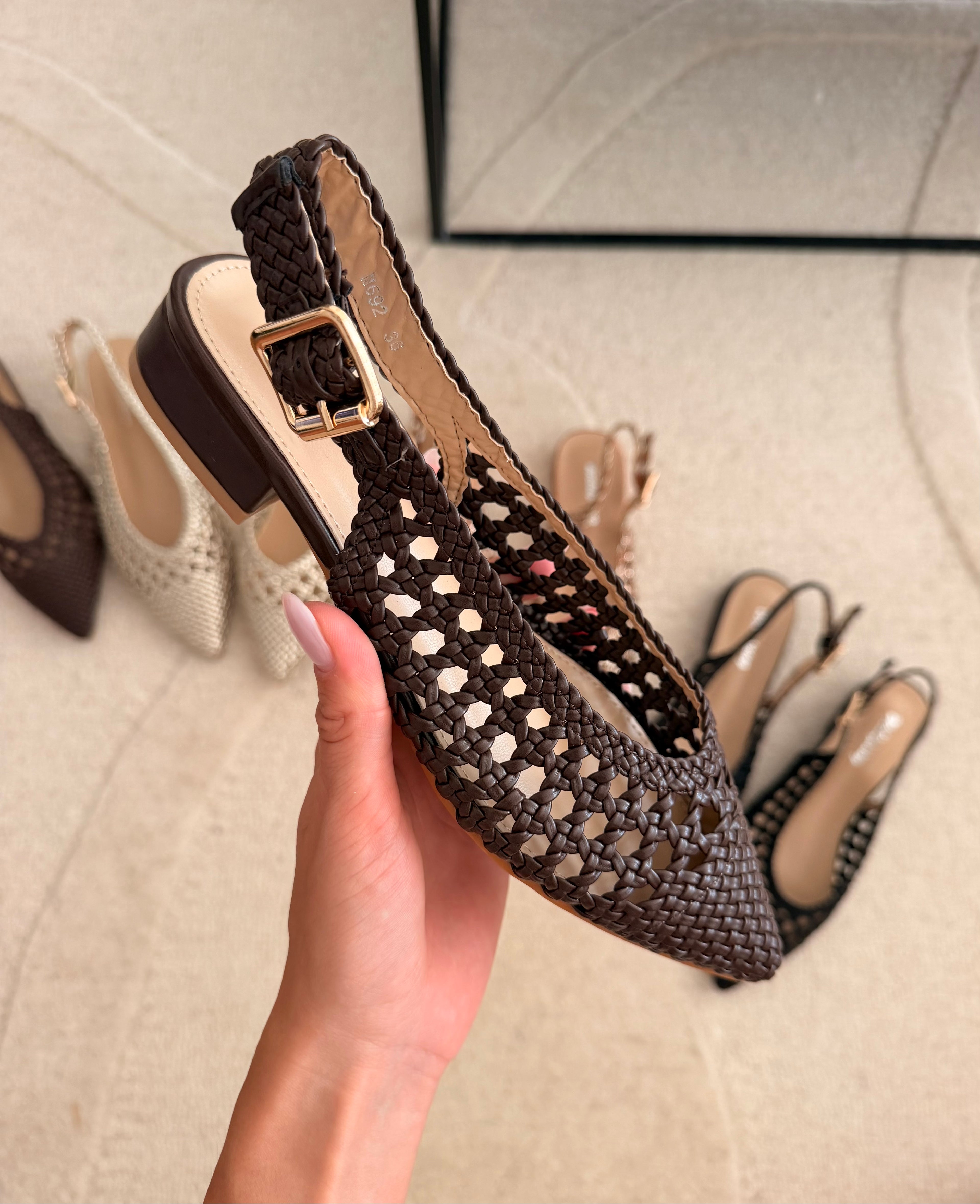 SLING BALLERINA BROWN