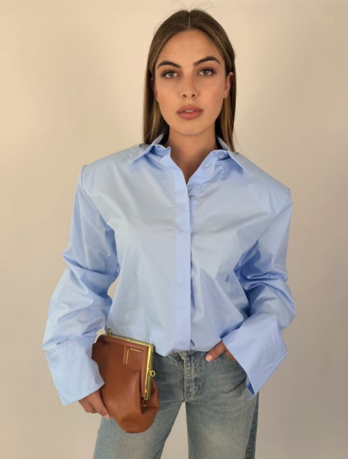 Chemise oversize épaulée