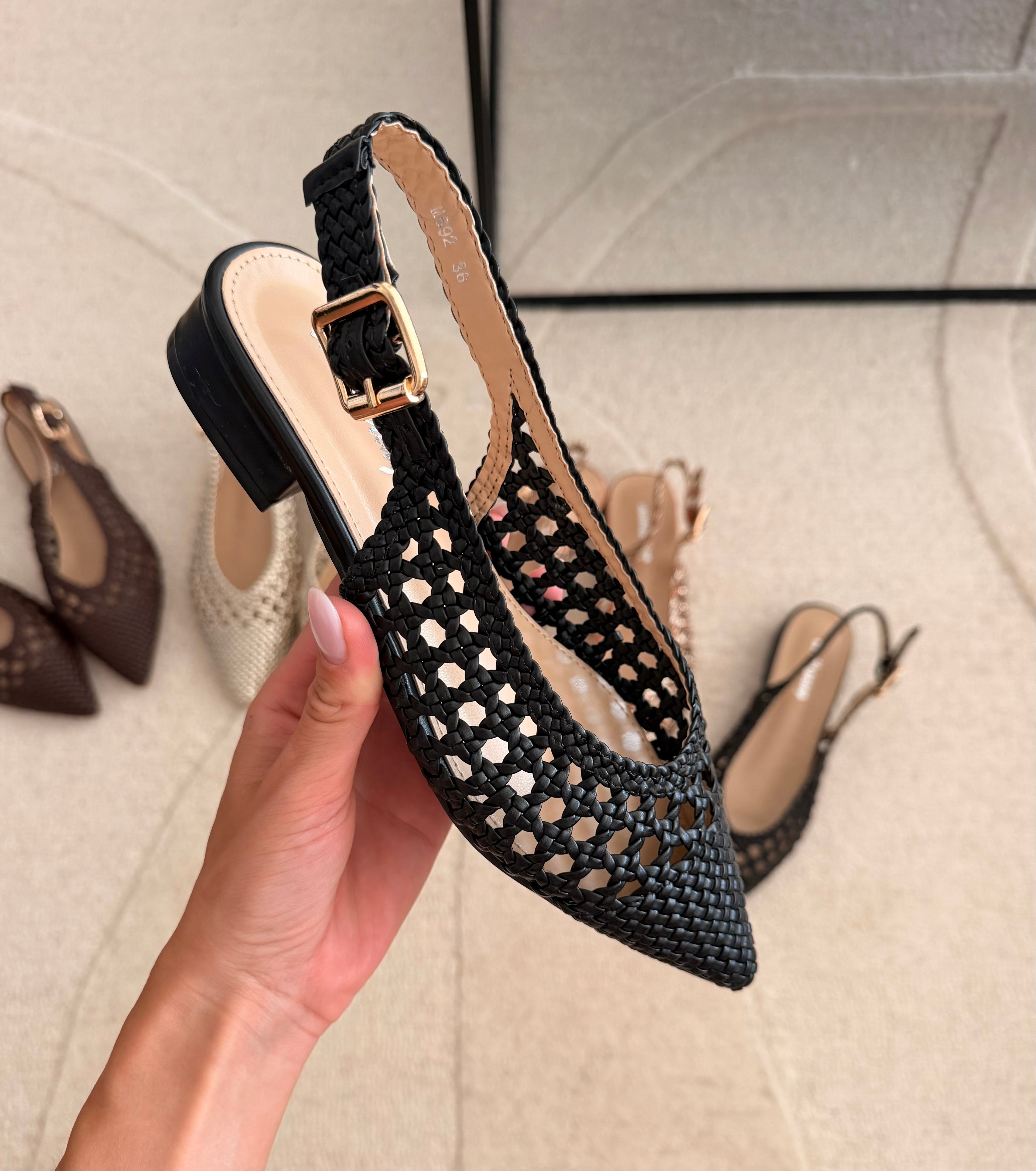 SLING BALLERINA BLACK