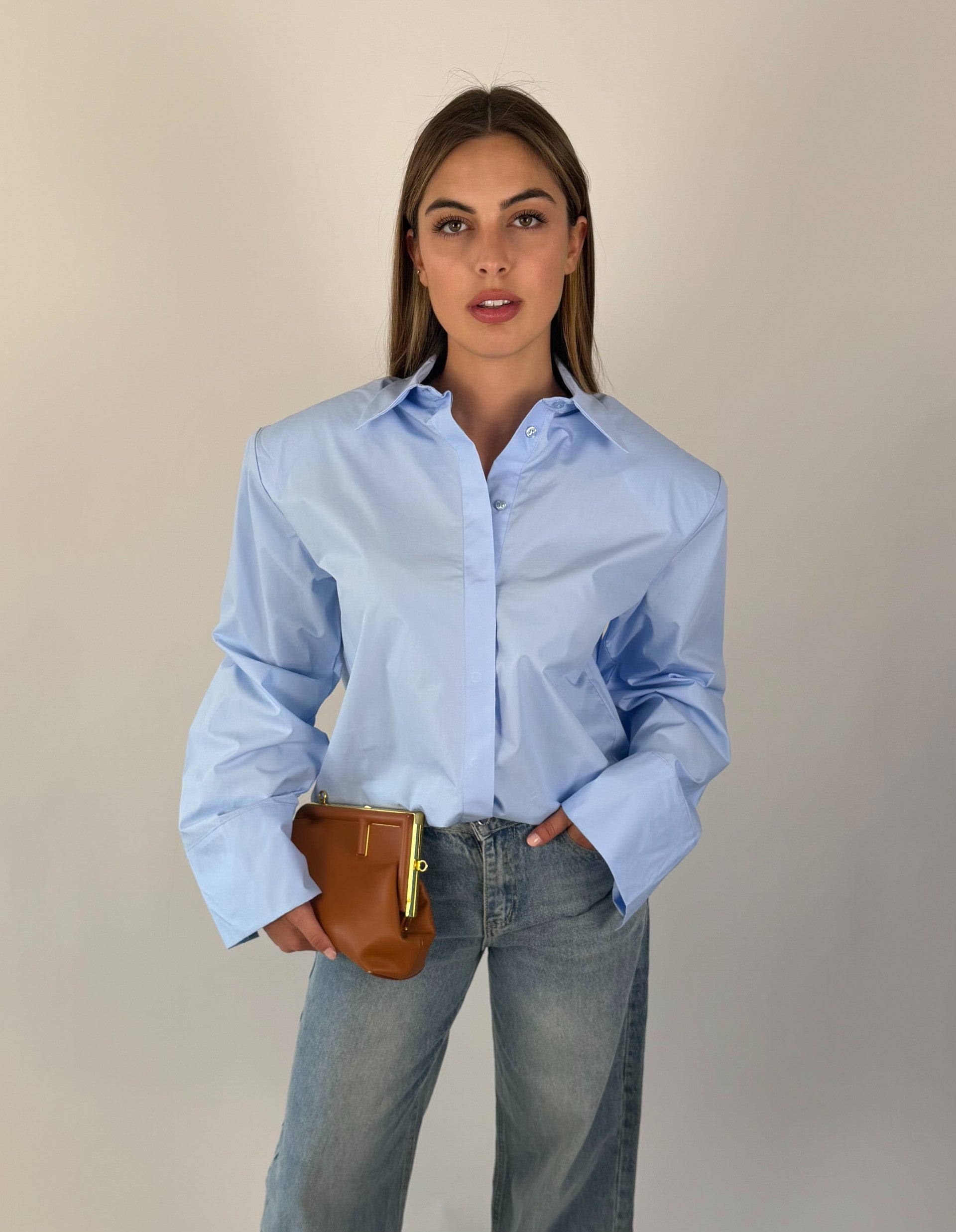 Chemise oversize épaulée