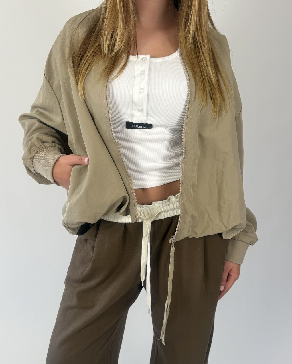 TOP boutonné by LUMINA