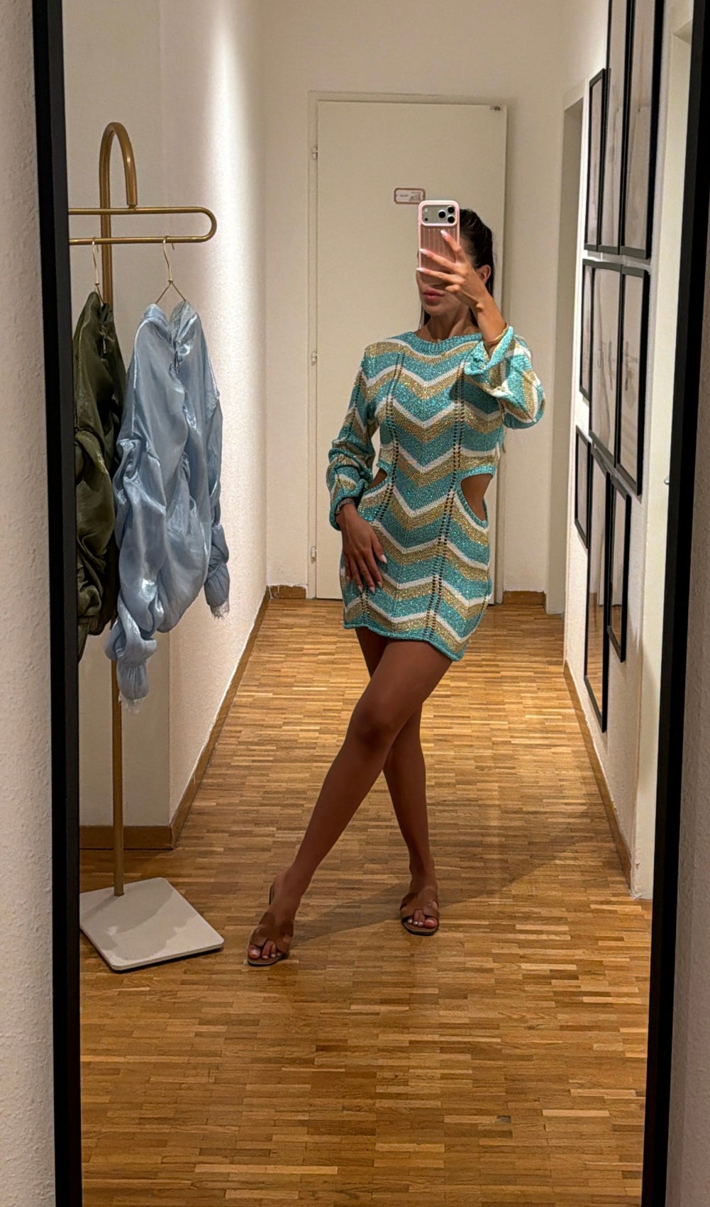 Robe Mykonos bleu