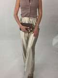 Pantalon satiné brillant