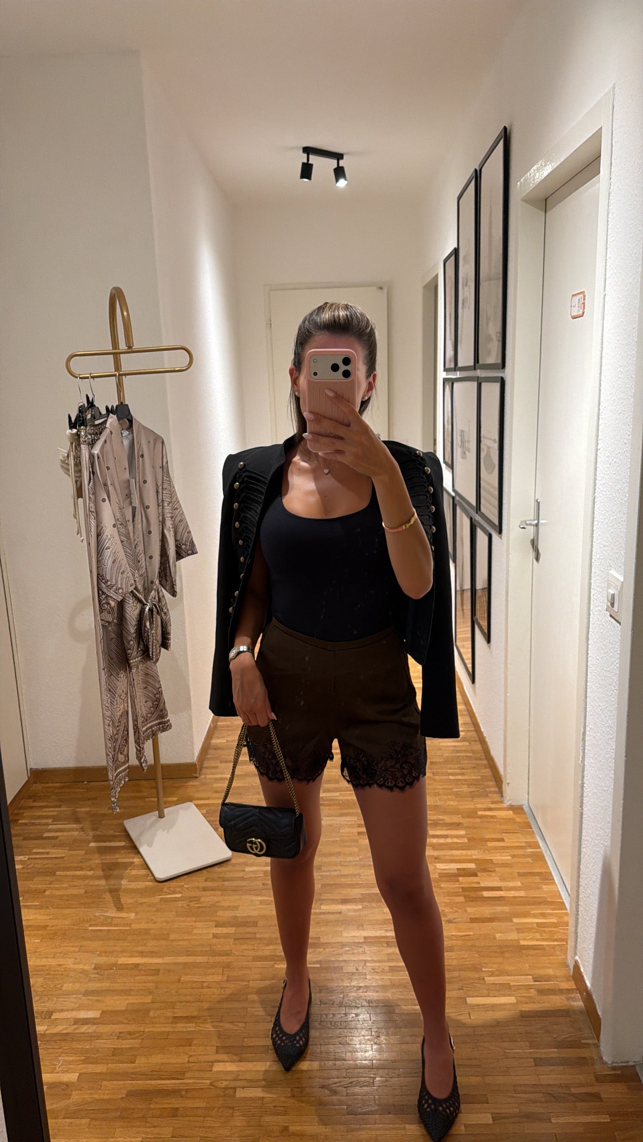 Short CHOCO dentelle